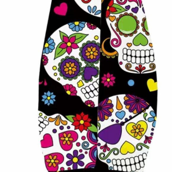 20 piece Make-Up Brush set and Skull Make-Up Bag . I have 1 gold & one black set - Picture 5 of 12